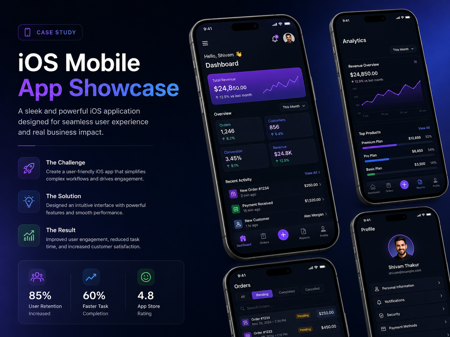 iOS Mobile App Showcase